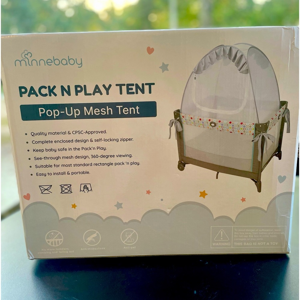 New in box. Pack n Play Tent